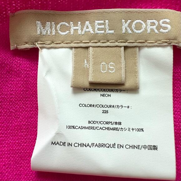 Michael Kors pink cashmere scarf - Picture 2 of 4